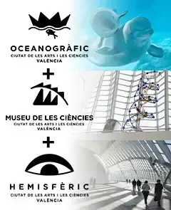 Oceanogràfic, Museu de les Ciències y Hemisfèric: Entrada
