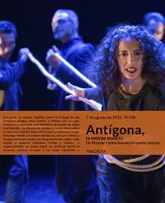 Antígona, la estirpe maldita en el Teatro María Luisa - Festival de Mérida 2026